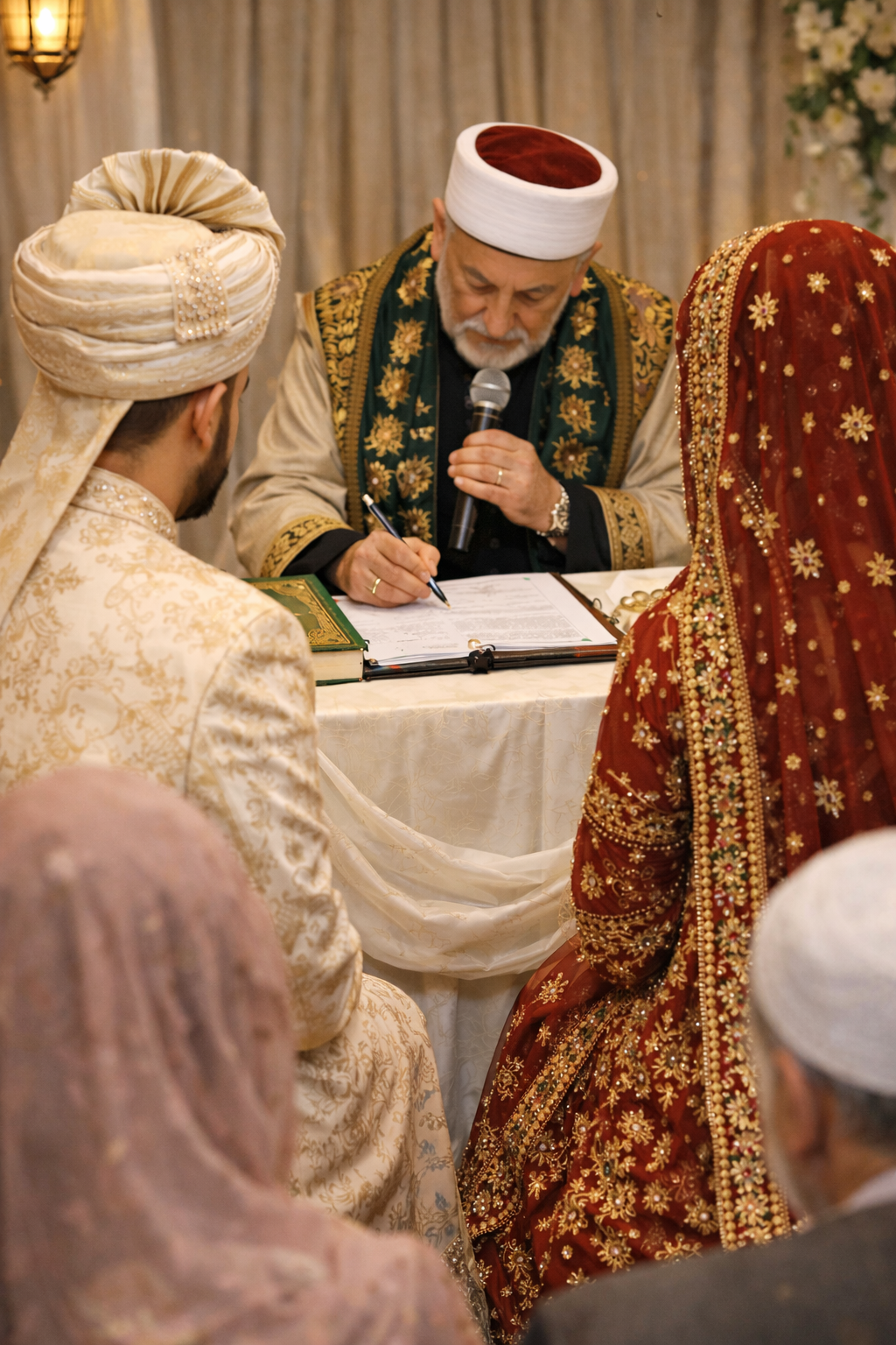 Nikah ceremoni - islamisk bryllup
